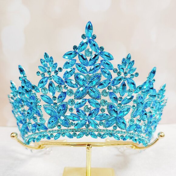 Mermaid crown, Fairy headpiece, bridal wedding crown, stunning silver crown main image 5